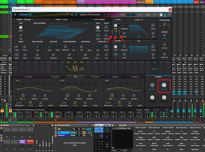 Pigments Lfo