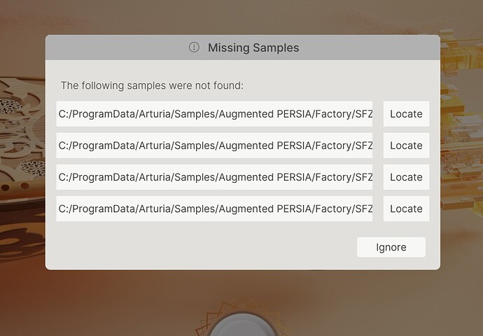 missing samples_question mark