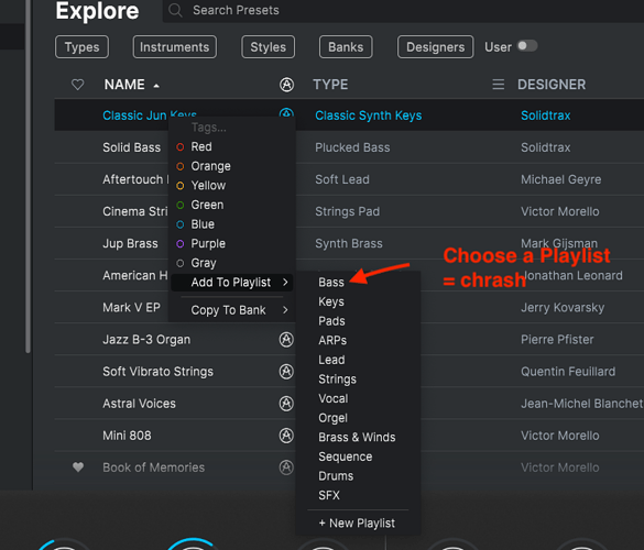 _Analog Lab - add to playlist